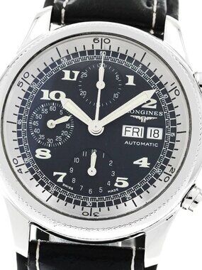 LONGINES Weems L2.625.4 Chronograph day date Automatic Men's Watch_903697